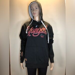 Kangol red and black hoodie unisex